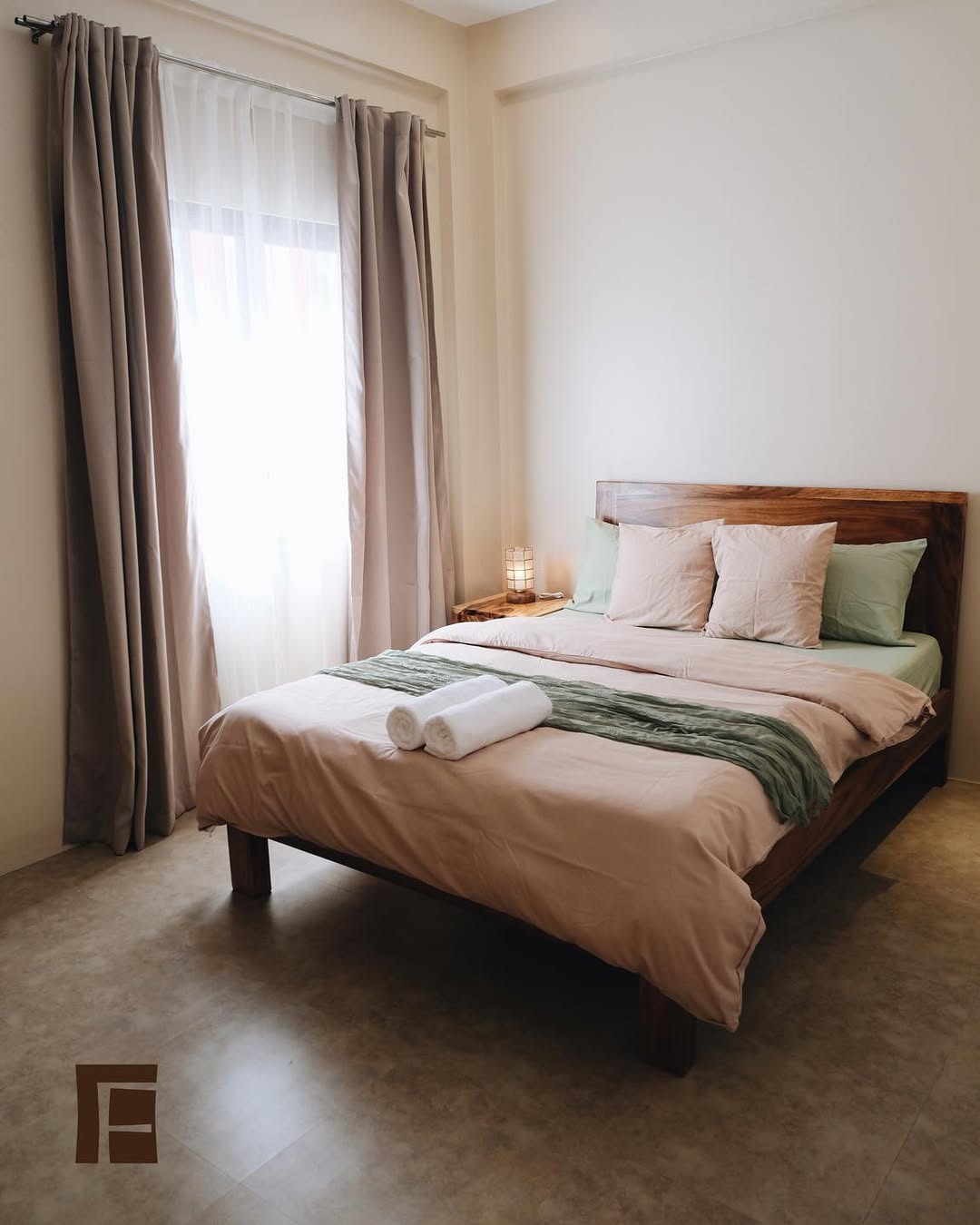 Serene room atmosphere